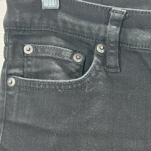 J Crew Jeans Womens 26 Lookout HIgh Rise Skinny Black Cotton Stretch Pockets - Picture 4 of 10